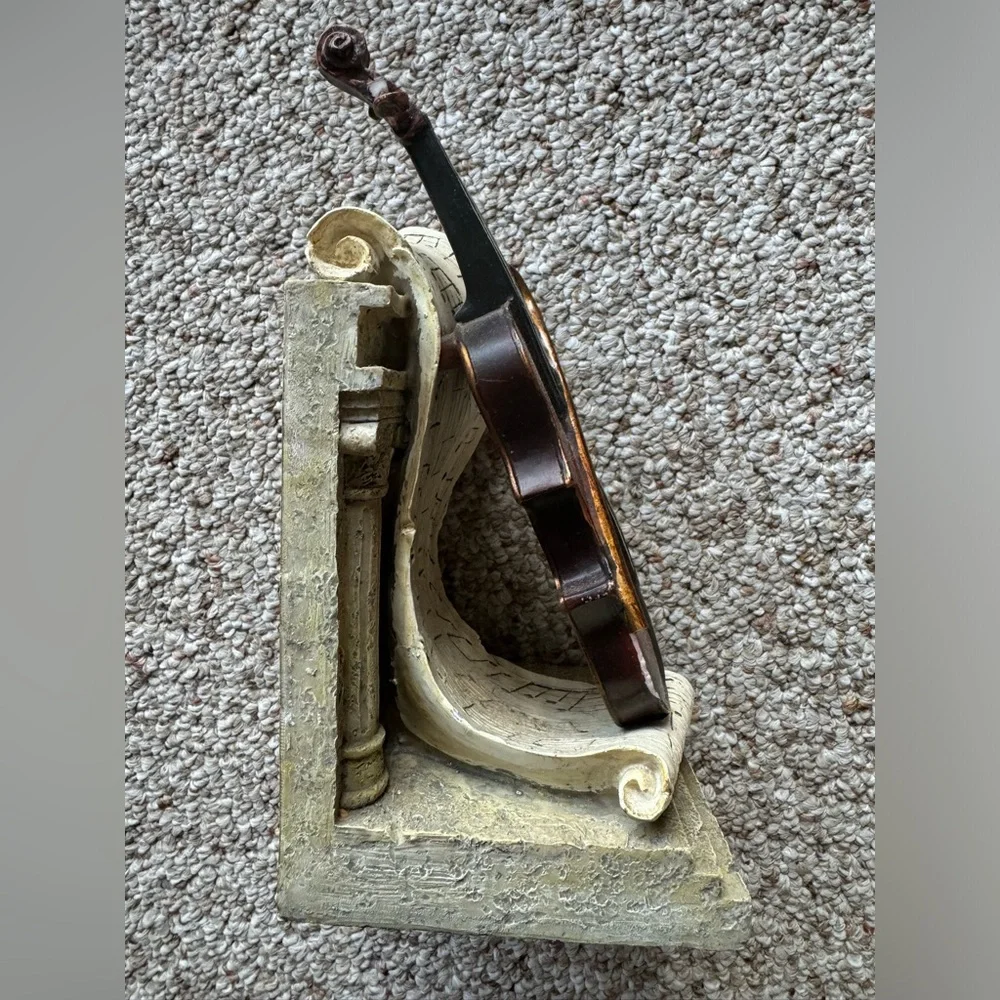 unbranded | Accents | Vintage 3d Book End Chello String Instrument W ...